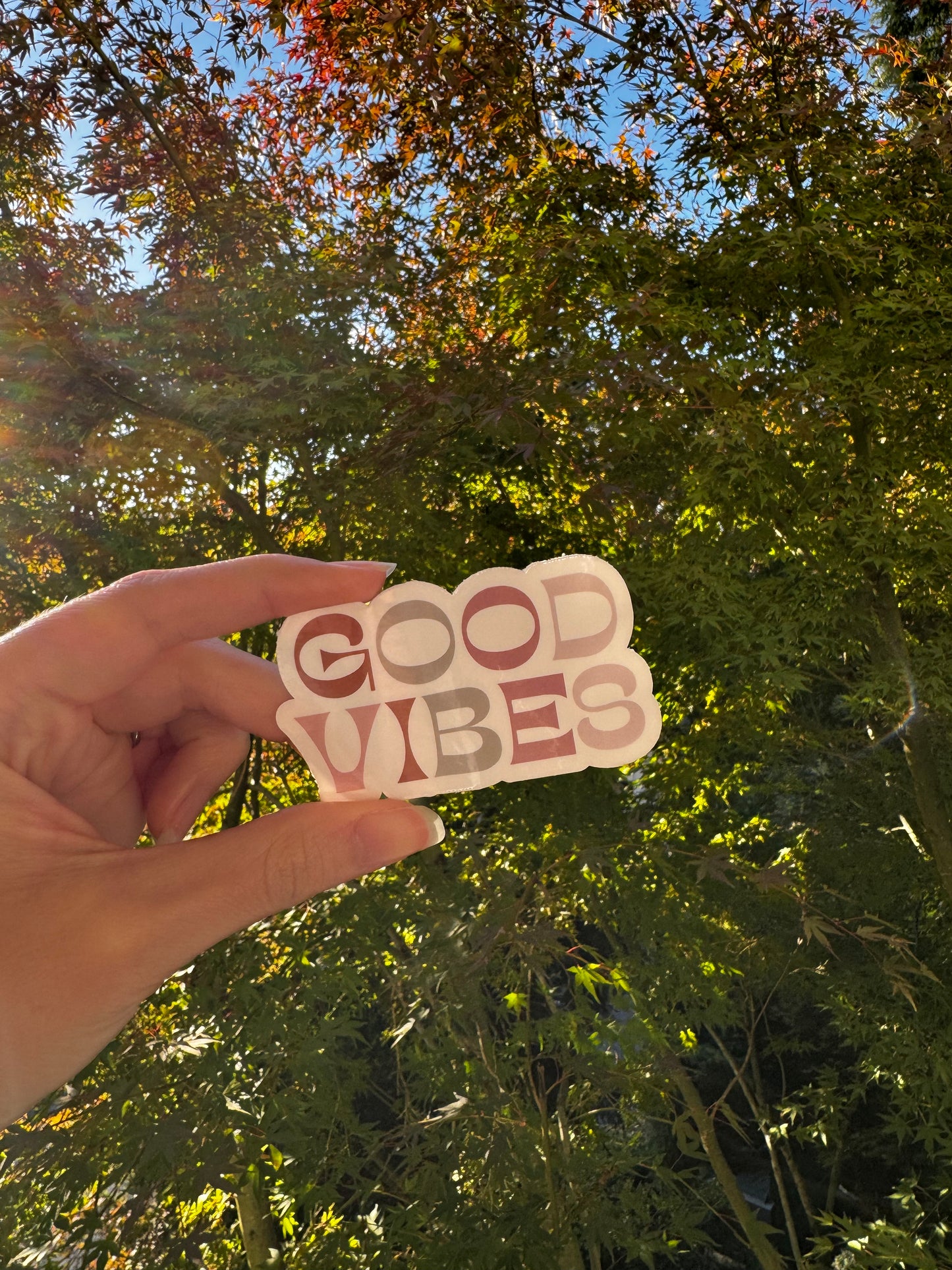 Good vibes sticker