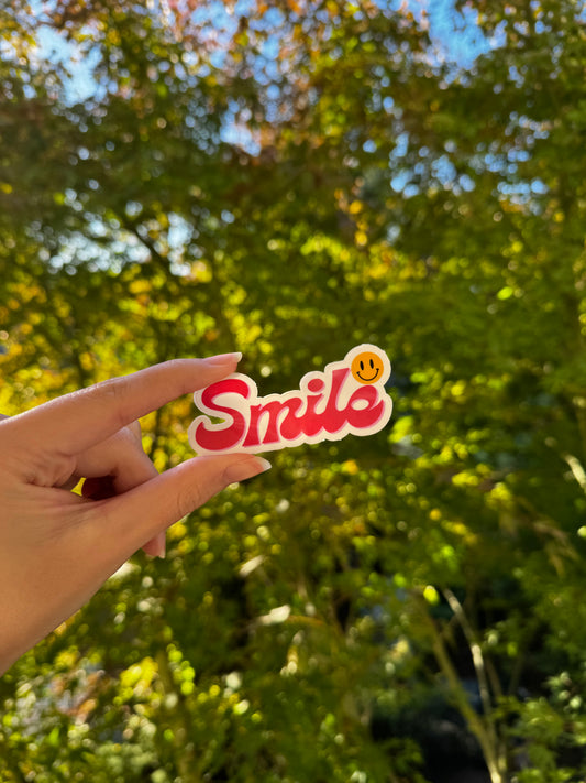 Smile sticker