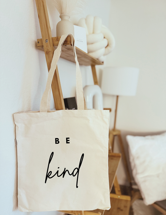 Be kind organic cotton heavy canvas tote